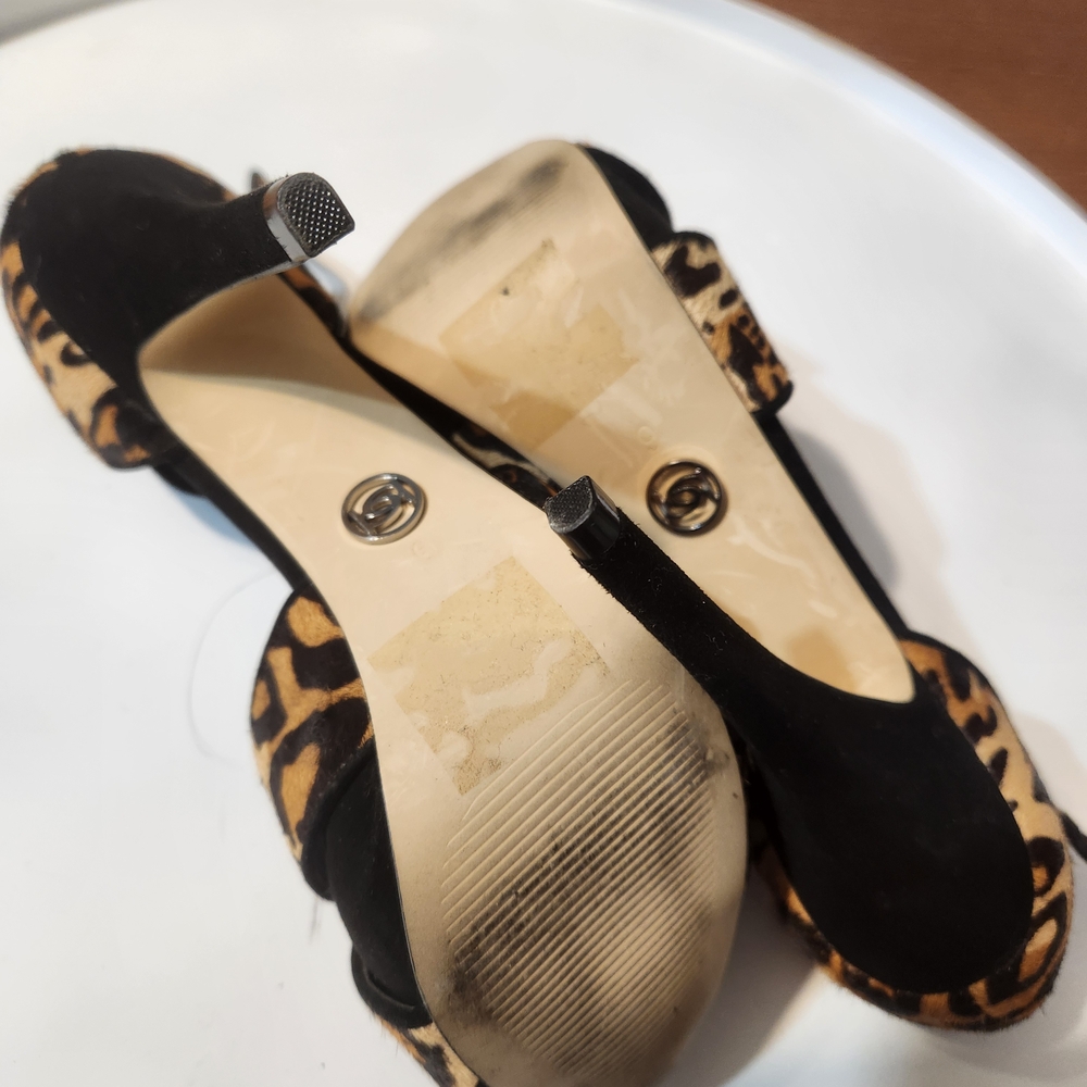bebe Animal Print Platform Heels - Picture 11 of 13